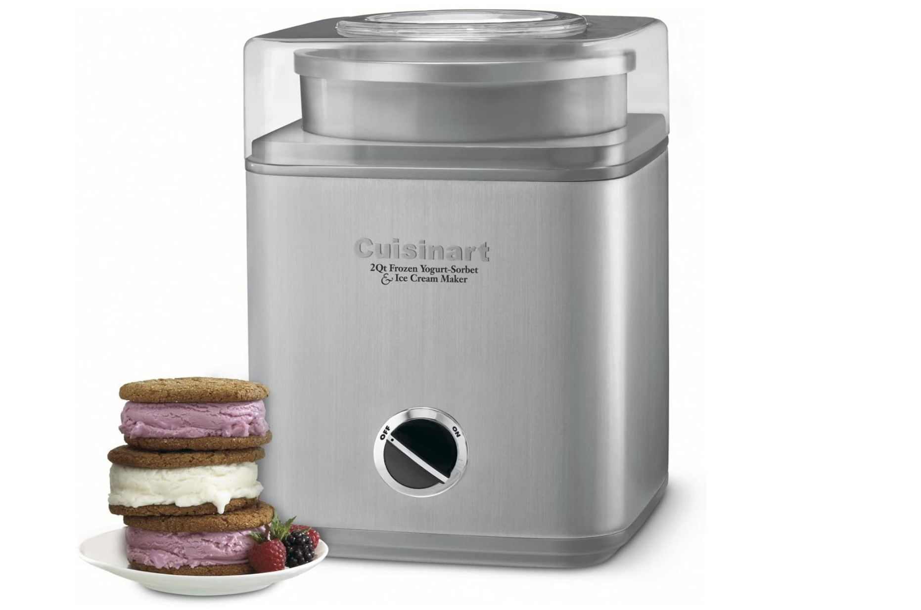 1. Cuisinart ICE30BC Pure Indulgence 2Quart Automatic Frozen Yogurt