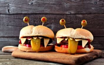Halloween recipes and monster burgers